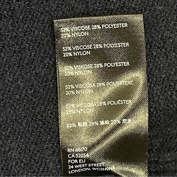 Anthropologie Rebekah Tunic Sweater in Navy/Purple Size Small - Picture 9 of 9